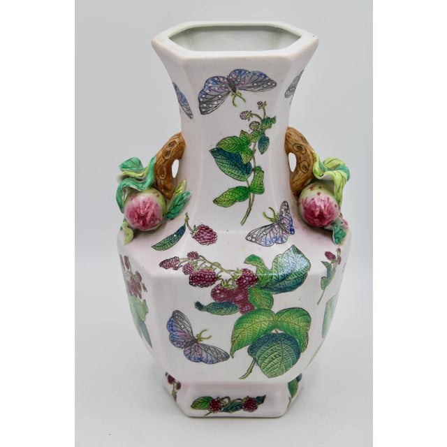 Ceramic 1960s Vintage Asian Ceramic Vase For Sale - Image 7 of 12