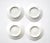 White Antique Children's Plates - Set of 4 For Sale - Image 8 of 9