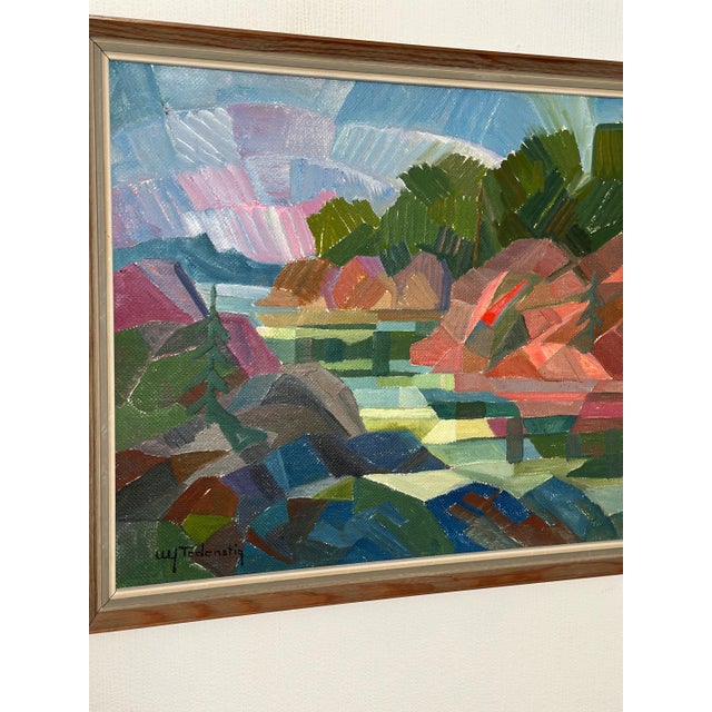 Ulf Tedenstig, Autumn Landscape, 1960s, Oil on Canvas, Framed For Sale - Image 17 of 18