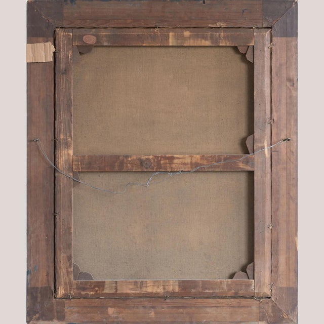 Floral Still Life in Vase, 1920s-1940s, Oil on Canvas For Sale - Image 8 of 11