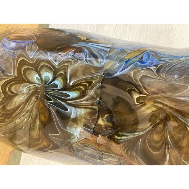 Handmade Multicolors Murano Glass Vase from Simoeng For Sale - Image 4 of 13