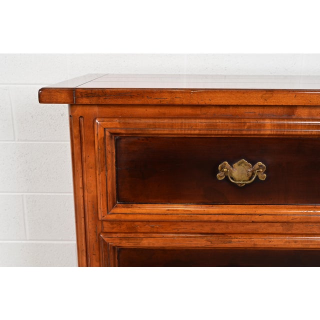 Baker Furniture Italian Provincial Carved Maple Dresser or Chest of Drawers For Sale - Image 9 of 15
