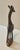 Vintage African Hand Carved Muhuhu Wood Giraffe For Sale - Image 12 of 12