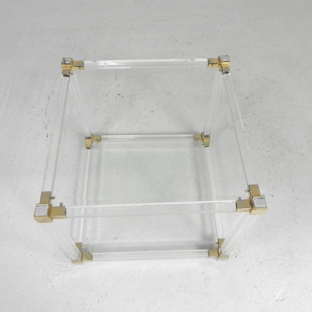 Hollywood Regency Coffee Table in Acrylic Glass, 1970s For Sale - Image 6 of 14