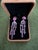 Late 20th Century Bochic “Capri” Red Ruby & Purple Amethyst Earrings Set in 18K Gold & Silver For Sale - Image 5 of 15