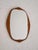 Swedish Teak Wall Mirror, 1960s For Sale - Image 4 of 4