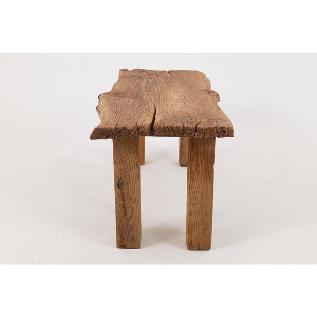 Gold Reclaimed Oak Coffee Table by Logniture For Sale - Image 8 of 16