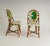 Set of two bistro chairs designed by the renowned italo gasparucci for the ecc tennis tournament in antwerp. Crafted from...