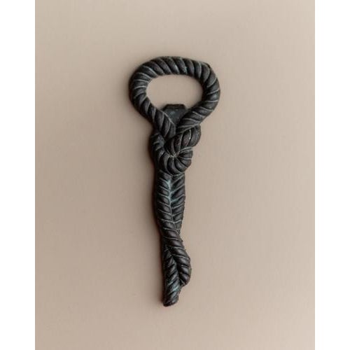 Vintage Rope and Knot Bottle Opener in Brass, Italy, 1960s For Sale - Image 11 of 11