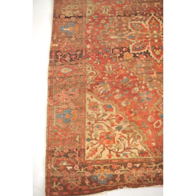 Name: Ferahan Sarouk Size: ~ 3.6 x 4.11 Age: Antique Pile: Low with some patina About: I will write this soon! This rug is...