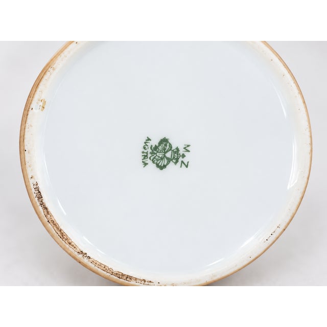 Vintage M Z Austria Chocolate Coffee Set Hand Painted Roses Gold Trim - 12 pcs For Sale - Image 4 of 7