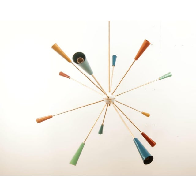 Sputnik 12-Light Hanging Lamp from Stilnovo For Sale - Image 12 of 17