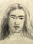 David Adickes Double Sided Early Modern Black & White Figurative Pencil Drawing Study of Doris, Mid 20th Century For Sale - Image 9 of 11