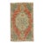 Turkish Mini Rug Oriental Hand Knotted Vintage Rug 1'10" x 3' #21159 For Sale