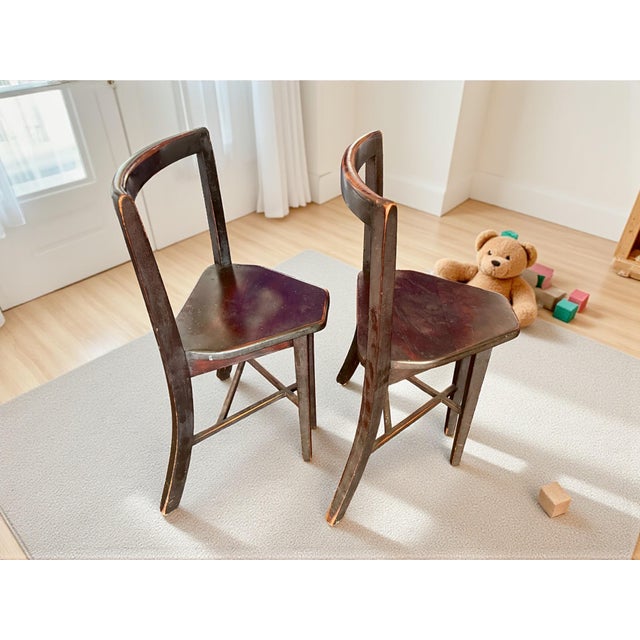 American 1920s Seatmore Soda Fountain Chairs-Pair-Ice Cream Parlor-Cafe Set-Antique-Farm For Sale - Image 3 of 11