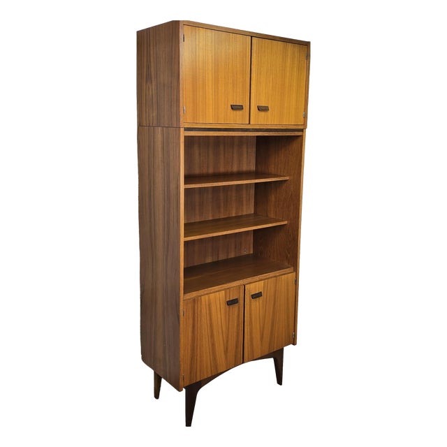 Scandinavian Style Modular Bookcase with Cupboard, 1960s-1970s For Sale
