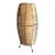 Vintage Mid-Century Modern Rattan Boho Woven Tripod Metal Frame Table Lamp For Sale