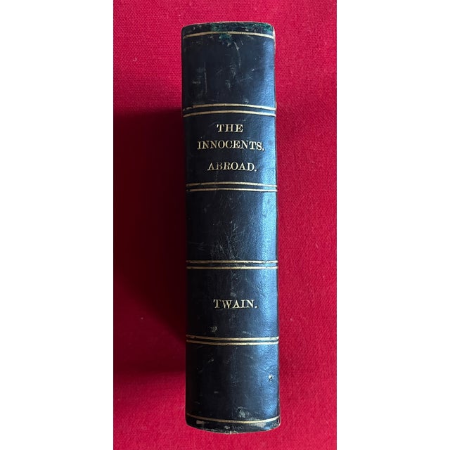 Fine Leather Binding - The Innocents Abroad - First Edition Book by Mark Twain 1869 For Sale - Image 16 of 17