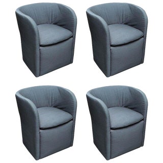 Set of 4 John Saladino for Dunbar Chairs For Sale