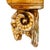 Hollywood Regency Vintage Neoclassical Gold Gilt Ram Head Wall Bracket Shelf & Corbel Wall Pocket Planter For Sale - Image 3 of 10