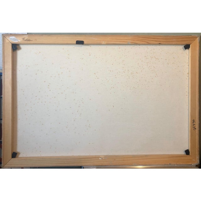 Green William Schultz, American Impressionist Fruits Oil Painting Vivid Apples and Grapes For Sale - Image 8 of 8