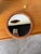 Brown Vintage Round Wicker Mirror, 1960s For Sale - Image 8 of 17