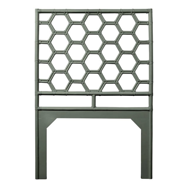 Honeycomb Headboard Twin, Evergreen For Sale