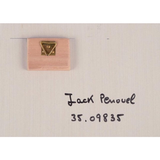 Jack Penouel, Abstract Composition, 1980s, Acrylic on Board For Sale - Image 8 of 9