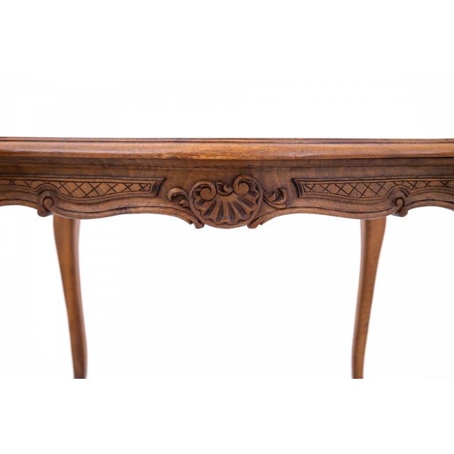 Brown Small Antique French Side Table, 1890 For Sale - Image 8 of 11