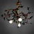 Holly-Shaped Ceiling Lamp in Brass, France, 1920 For Sale - Image 4 of 9