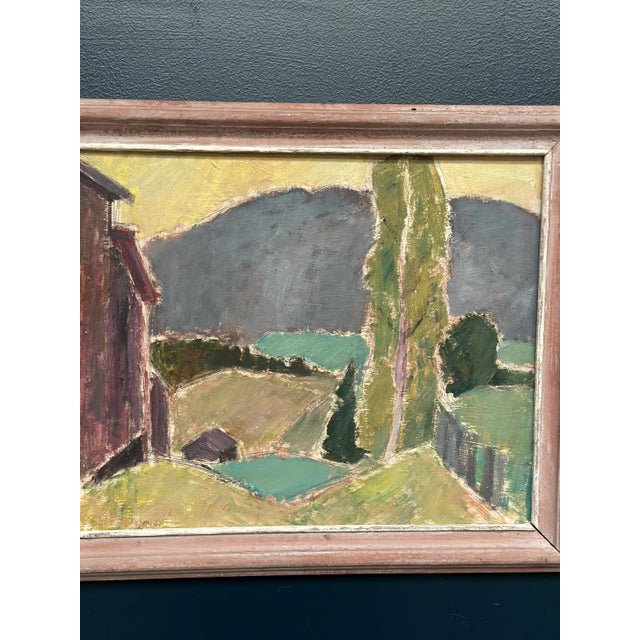 John Hedman, Landskap, 1966, Gouache on Panel, Framed For Sale - Image 9 of 17