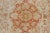 Cream Antique Turkish Floral Oushak Rug in Cream, Rust Red, Orange and Green For Sale - Image 8 of 12
