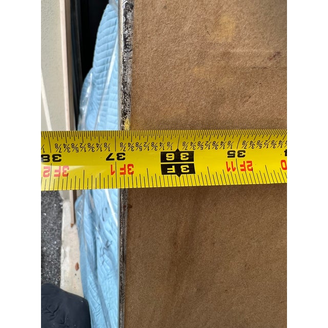 The Raschella Collection Inc. Brushed Gold Bronze Framed Mirror For Sale - Image 9 of 12