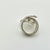 1990s Vintage Southwestern Boho Chic Figurative Sterling Silver Snake Ring - Size 6 For Sale - Image 6 of 12