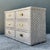 Mid 20th Century Vintage Washed Woven Rattan Dresser For Sale - Image 5 of 12