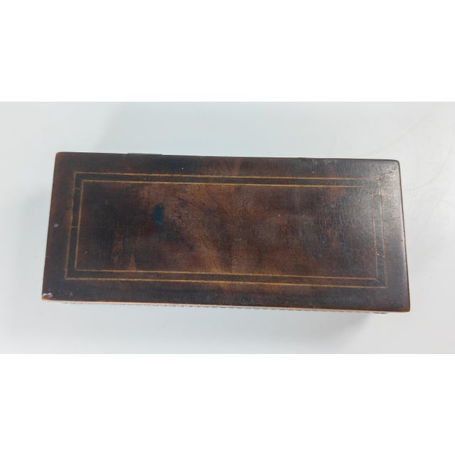 Brown 19th or 20th Century Folk Art Box, Possibly Black Forest German For Sale - Image 8 of 12