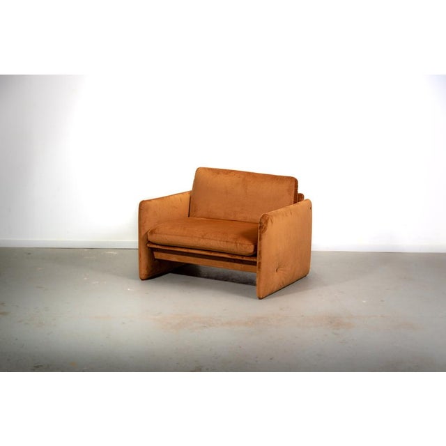 Textile Simone Armchair by Kazuhide Takahama for Simon International, 1980s For Sale - Image 7 of 14