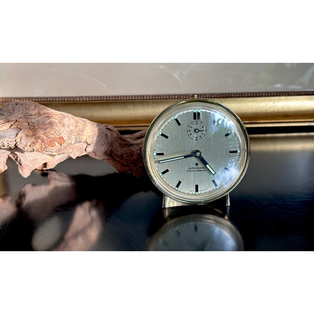 Early Edition Model Trivox Silentic Table Clock from Junghans, West Germany, 1960s For Sale - Image 16 of 18