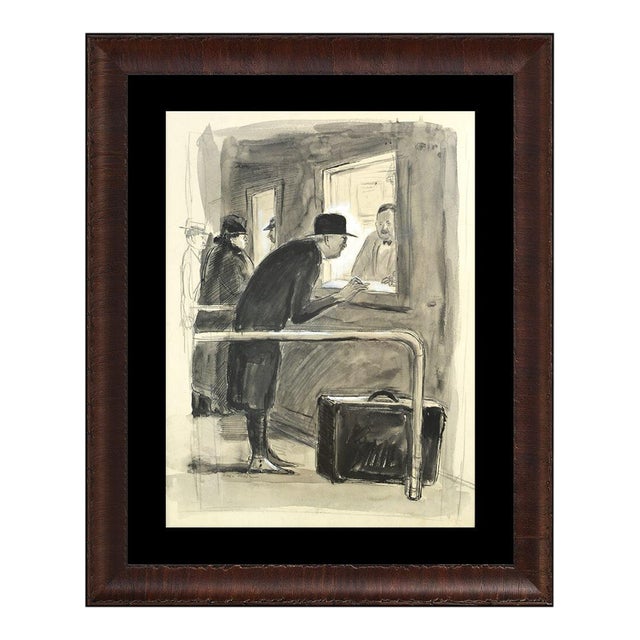 1930s Ticket Window, Carl Hugo Beetz For Sale