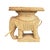 1960s Figurative Animalia Wicker Elephant Side Table in the Style of Mario Lopez Torres For Sale