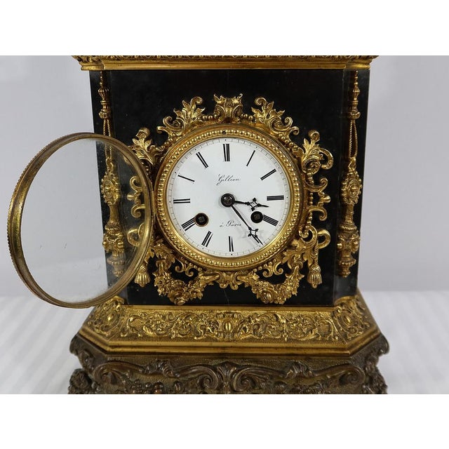 Louis XVI Style Marble and Bronze Pendulum, Early 19th Century For Sale - Image 18 of 18