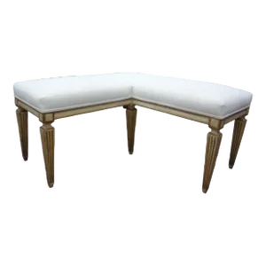 Late 18th-Early 19th Century French Louis XVI Corner Bench