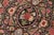 Shabby Chic Pak-Persian Black/Green Wool Rug - 10'0'' X 13'9'' For Sale - Image 4 of 8