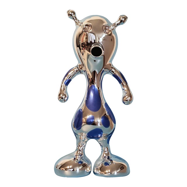 Esseri (Blue) Glass Sculpture - Berengo Murano For Sale