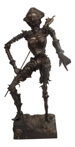 Horacio Bustos “female Warrior” Sculpture