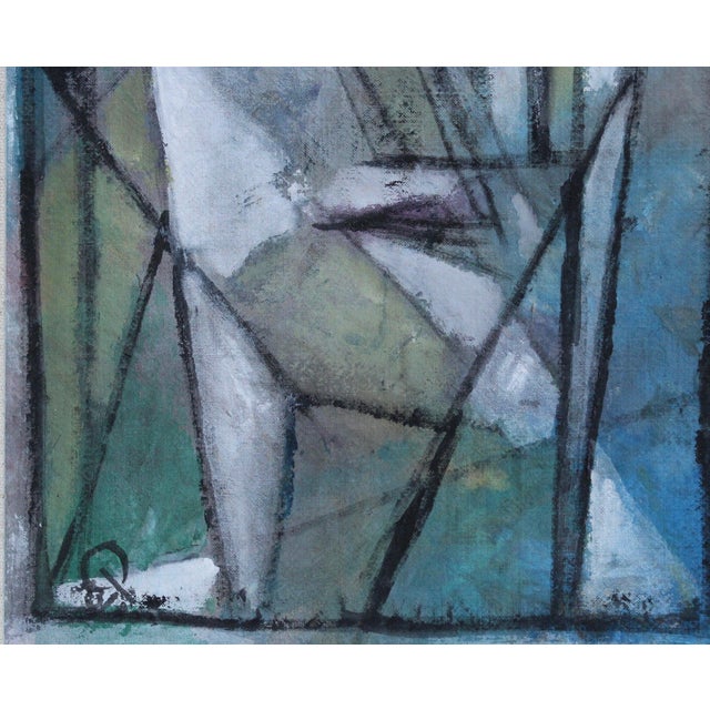 Florentine School Artist, Hidden Portraits XX, 1990s, Acrylic on Canvas, Framed For Sale - Image 7 of 10
