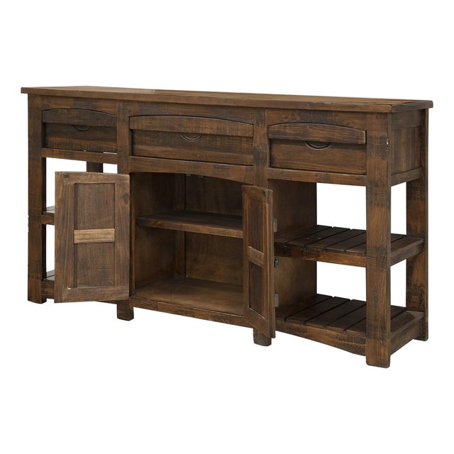Atlantic 3 Drawer / 2 Door Console Table - 67" For Sale