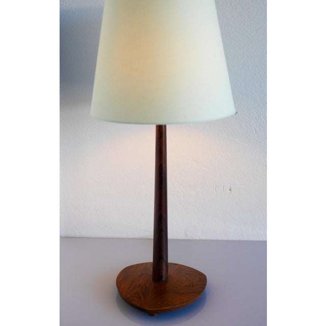 Mid-Century Modern Scandinavian Tall and Slender Teak Table Lamp from Eskilstuna Armatur, Sweden, 1960s For Sale - Image 16 of 16
