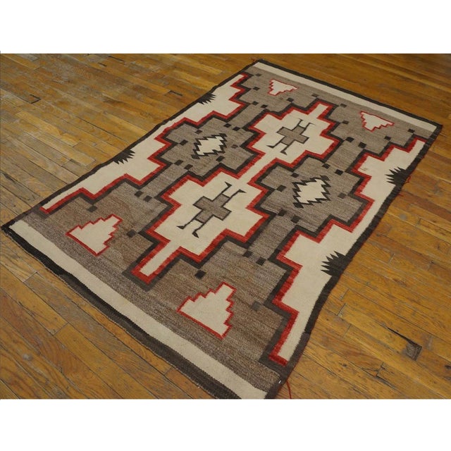 Early 20th Century American Navajo Carpet For Sale - Image 11 of 12