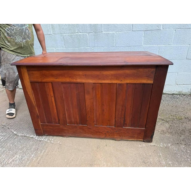 Antique Victorian Art. & Craft Style Writing Table Executive Desk With Hutch For Sale - Image 11 of 18